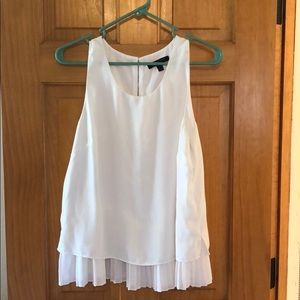 Banana Republic White Flouncy Blouse